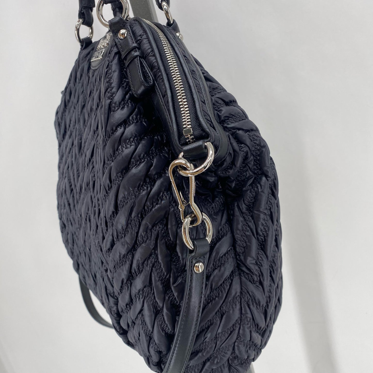 Black COACH Nylon Satchel