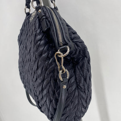 Black COACH Nylon Satchel