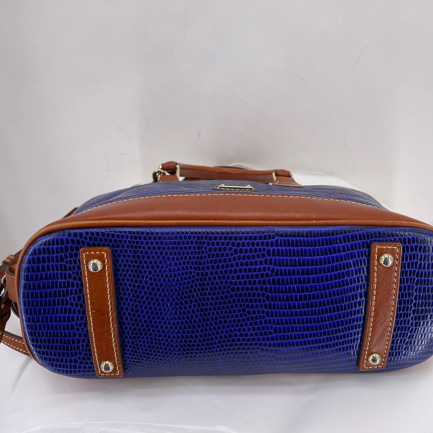 Navy DOONEY & BOURKE Leather Satchel