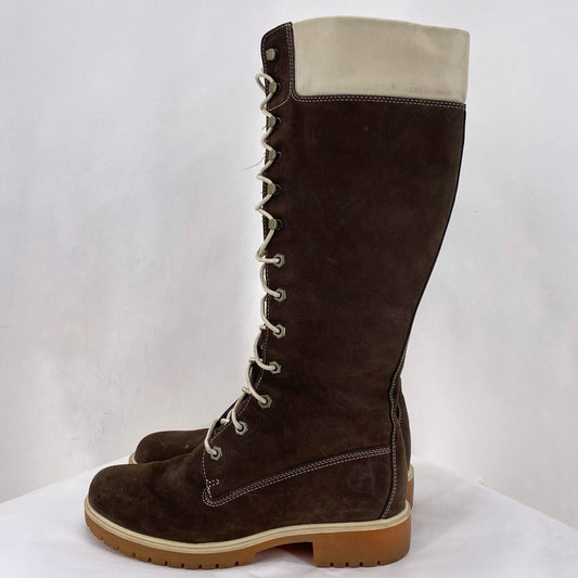 DARK BROWN W Shoe Size 7.5 TIMBERLAND Boots