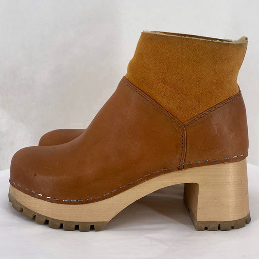 BROWN W Shoe Size 37 Boots