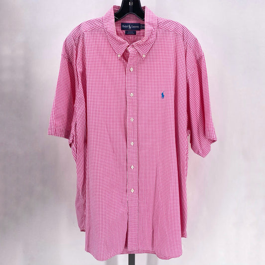 PINK/WHITE Size XXL RALPH LAUREN Men's Apparel