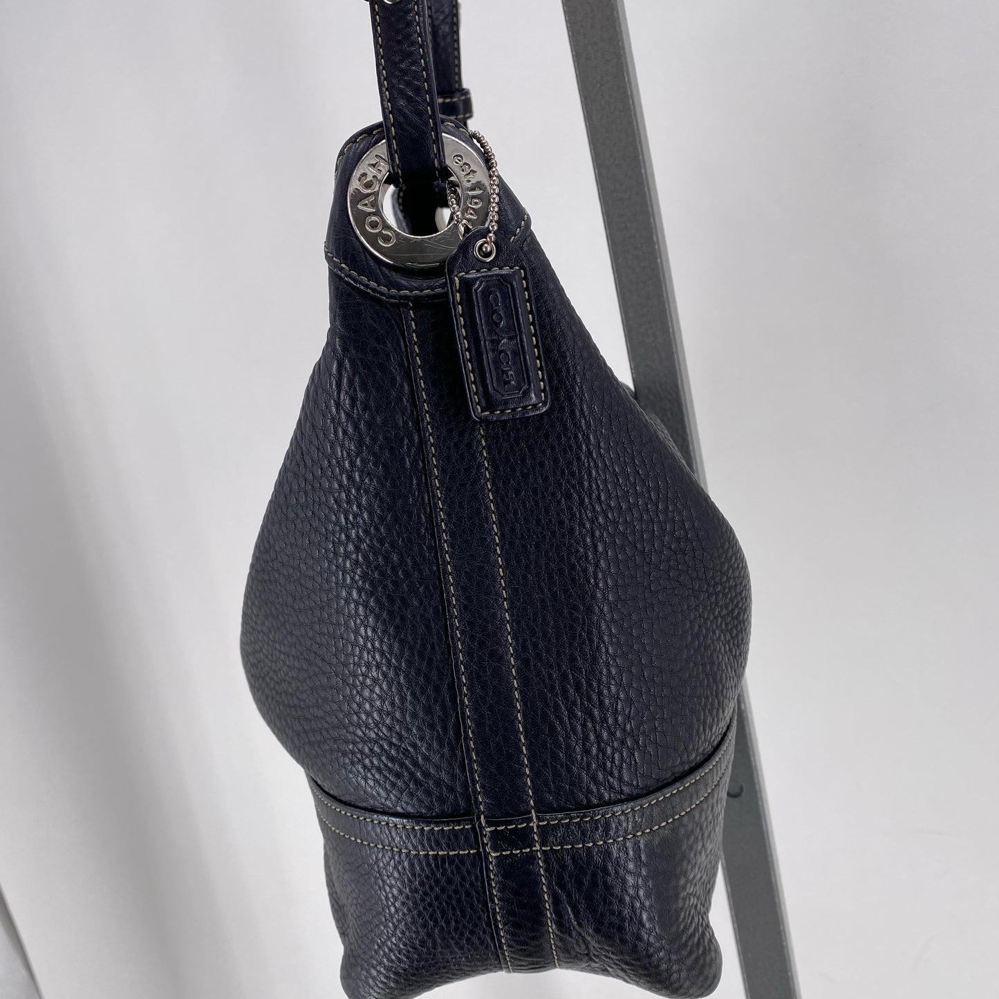 Black COACH Leather Shoulder Bag