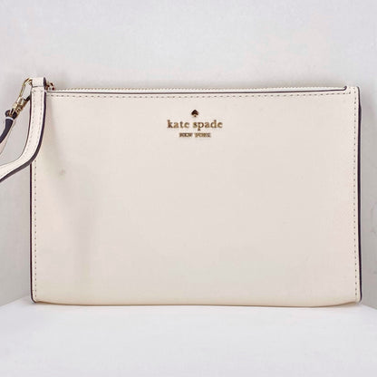 White KATE SPADE Wristlet