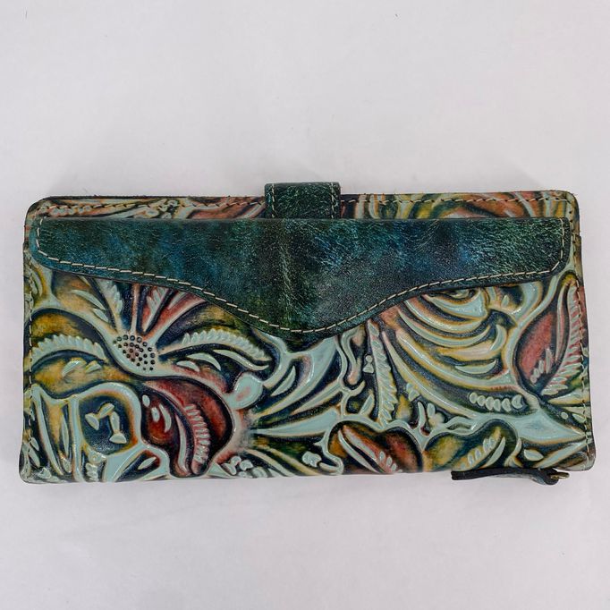 Green PATRICIA NASH Leather Wallet