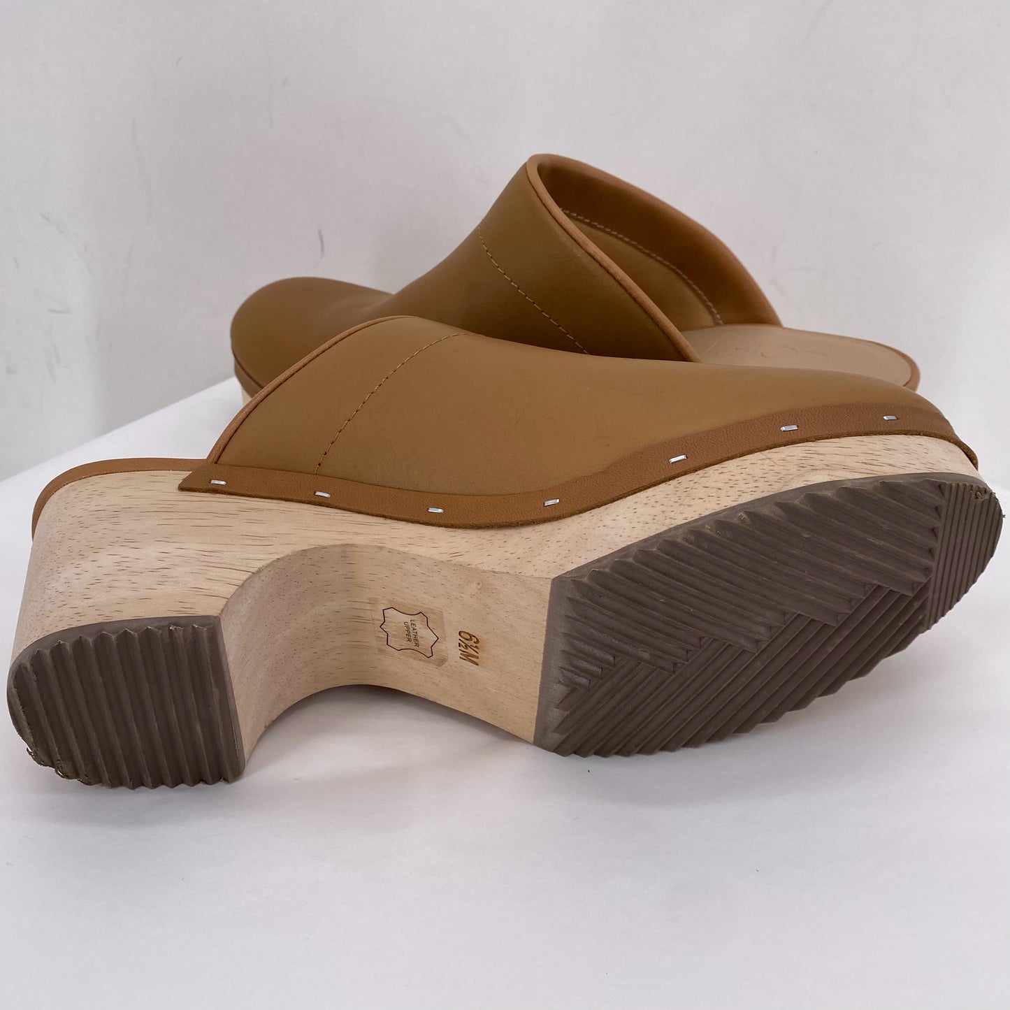 DARK TAN W Shoe Size 6.5 LOFT Mules