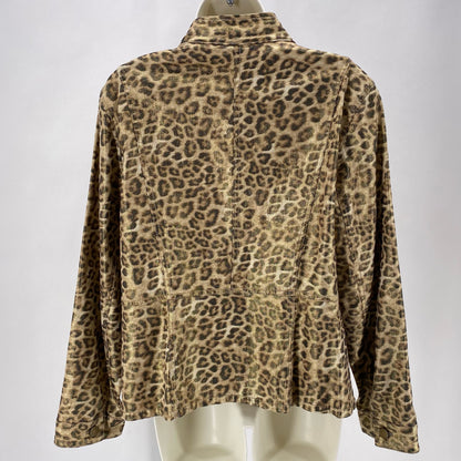 Size 2 CHICO'S LEOPARD Jacket