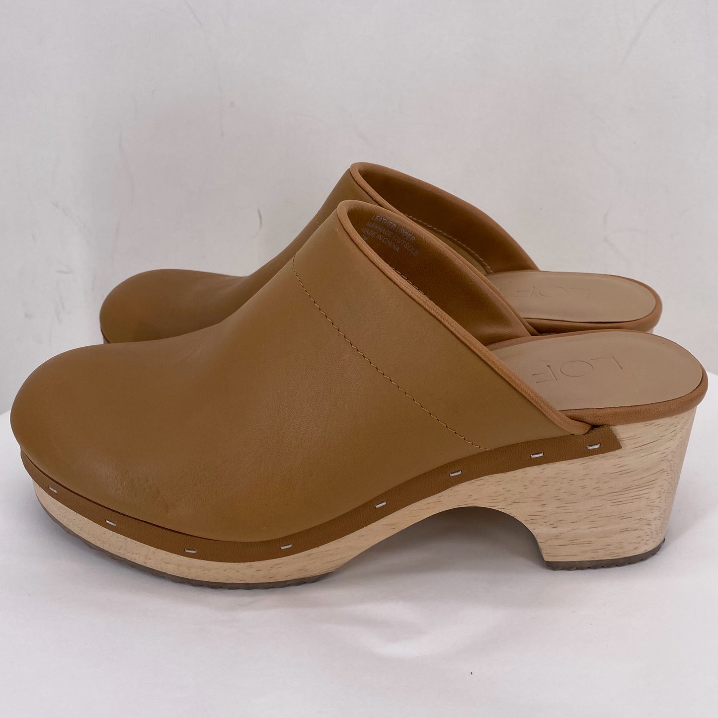 DARK TAN W Shoe Size 6.5 LOFT Mules