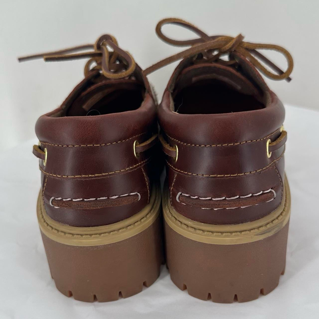 REDDISH BROWN W Shoe Size 7.5 TIMBERLAND Loafer