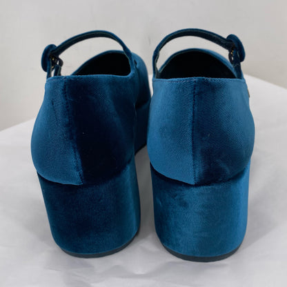 DARK TEAL GREEN W Shoe Size 9.5 Flats