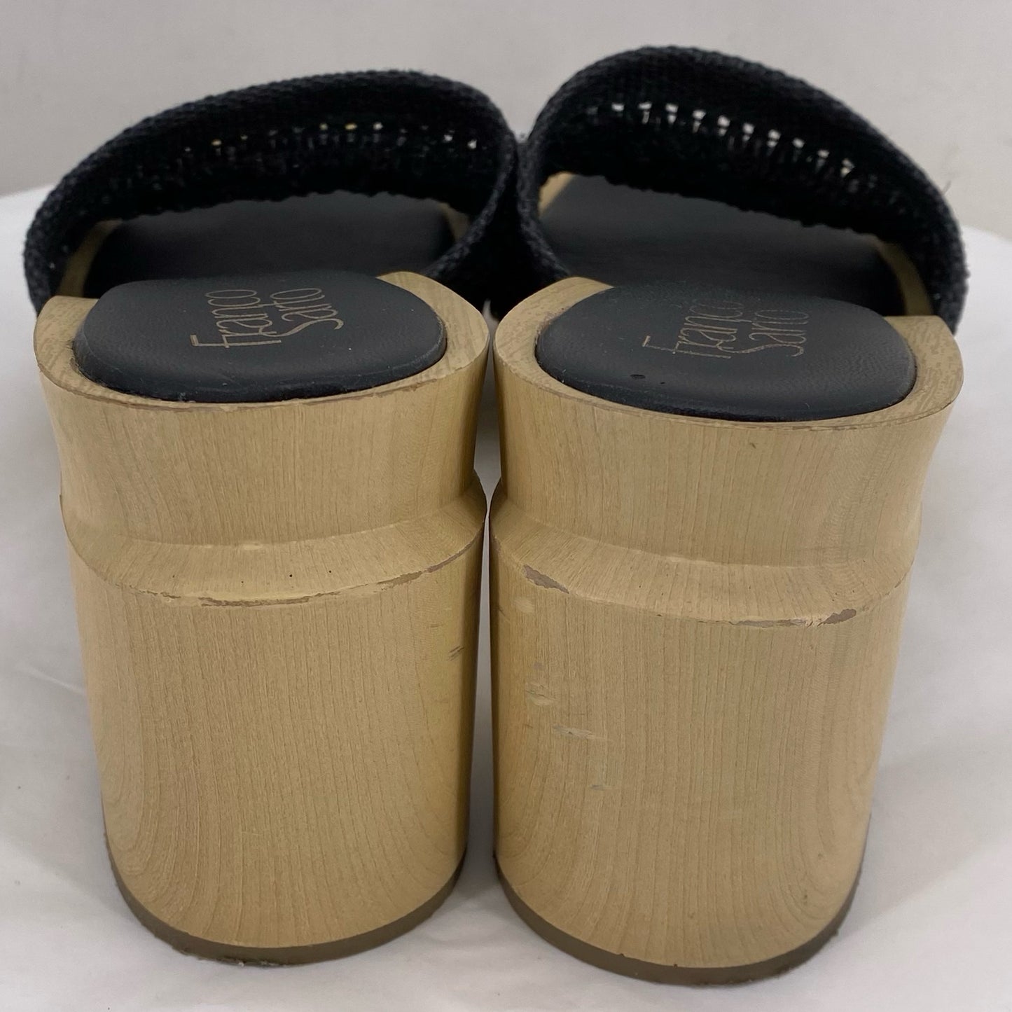 Black W Shoe Size 8 FRANCO SARTO Sandals