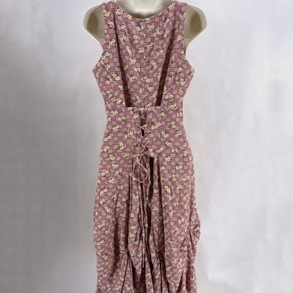 Size 10 HEART.NL CHECKERED/FLORAL Dress