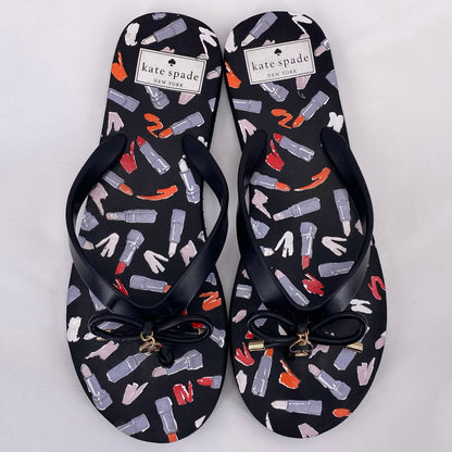 Black W Shoe Size 7/8 KATE SPADE Sandals