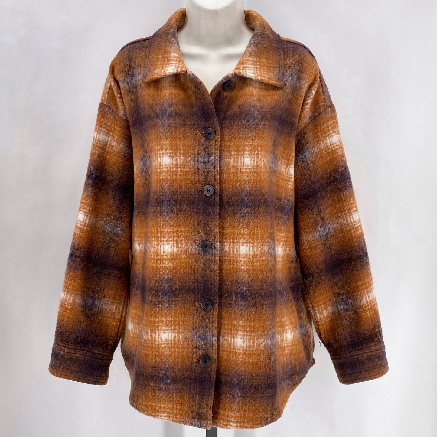 Size L J JILL Plaid Jacket