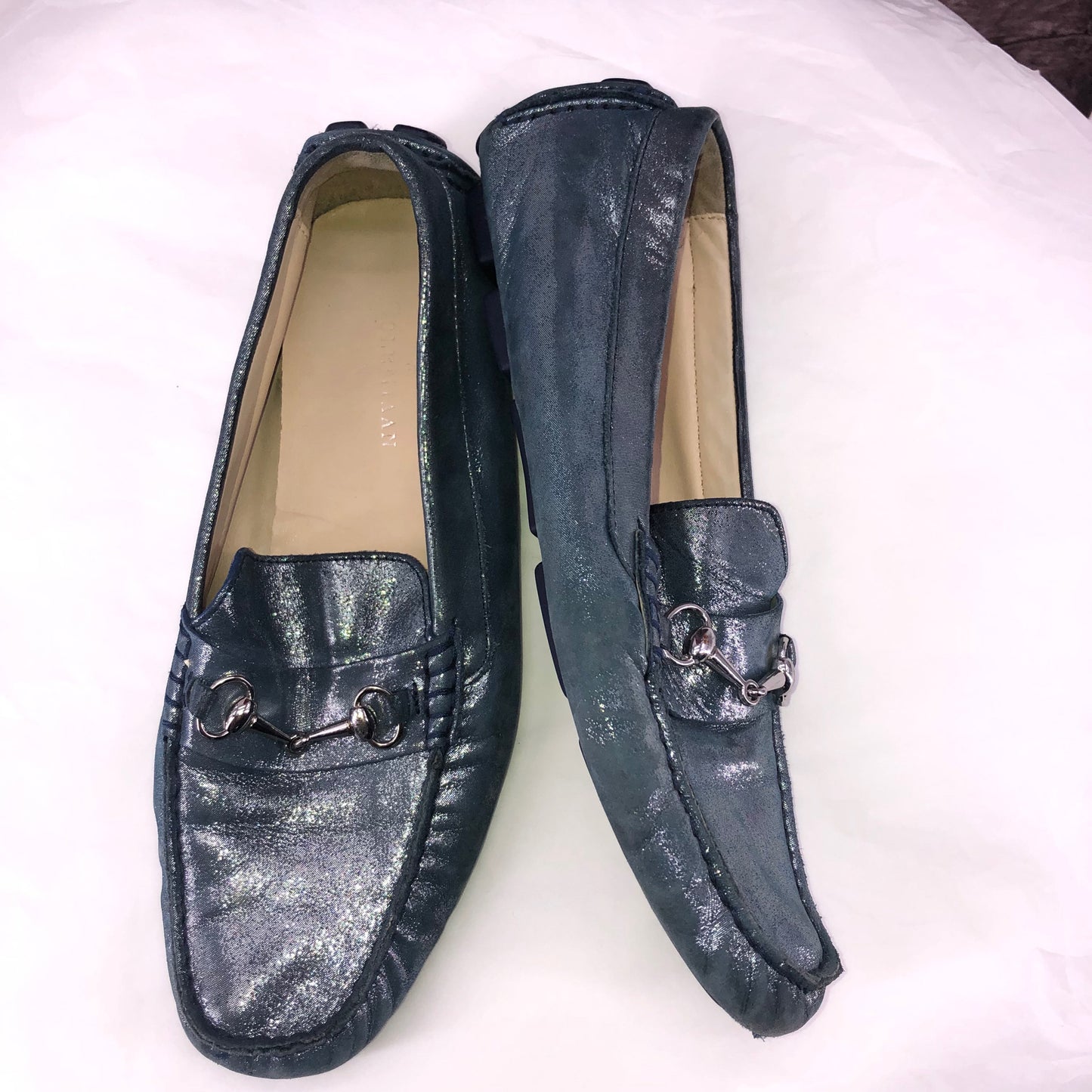 Blue W Shoe Size 8 COLE HAAN Loafer