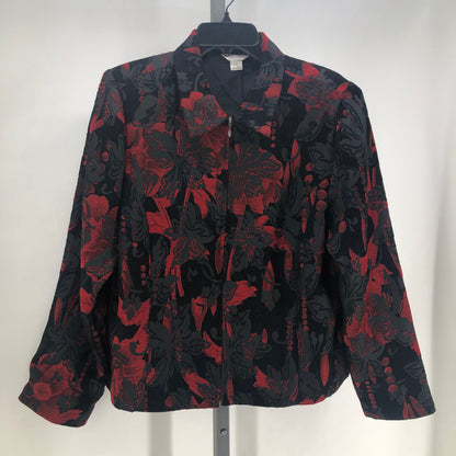 Size L Christopher & Banks Floral Jacket