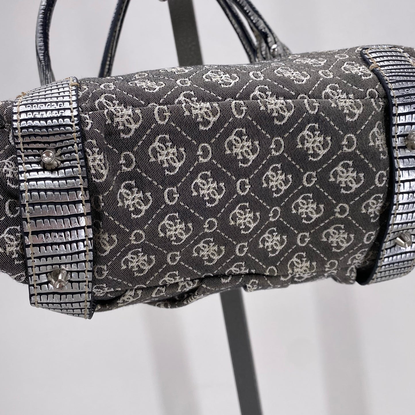 Gray GUESS Shoulder Bag