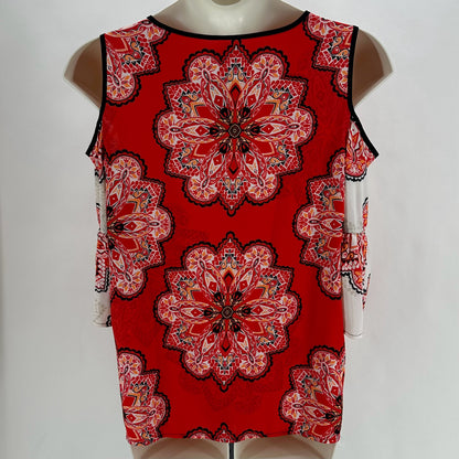 Size 2 CHICO'S FLOWERS Shirt