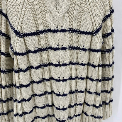 Size M J JILL Stripe Sweater