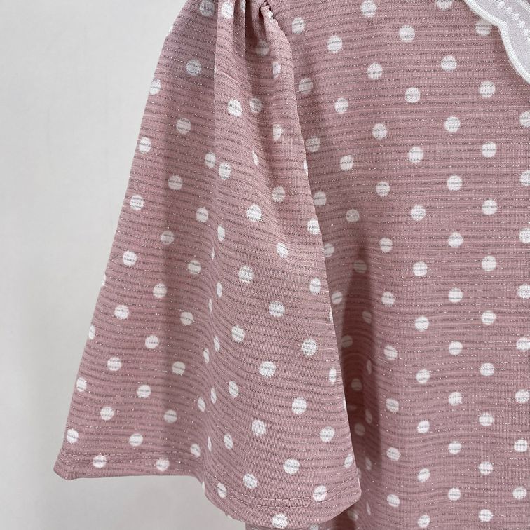 Size M FAITH AND JOY Polka Dot Shirt