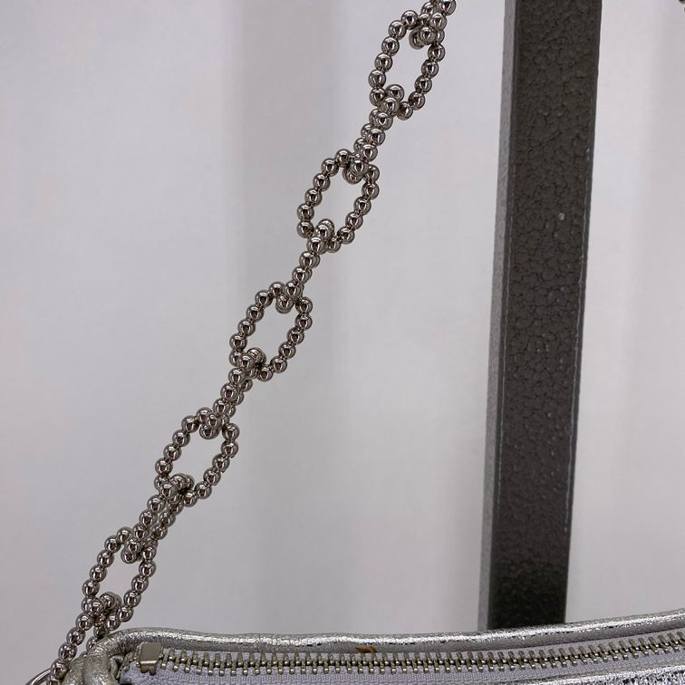 Silver COACH Shoulder Bag