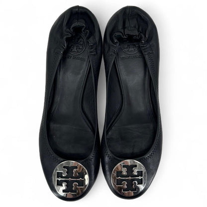 Black W Shoe Size 10.5 TORY BURCH Flats