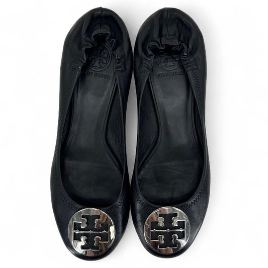 Black W Shoe Size 10.5 TORY BURCH Flats