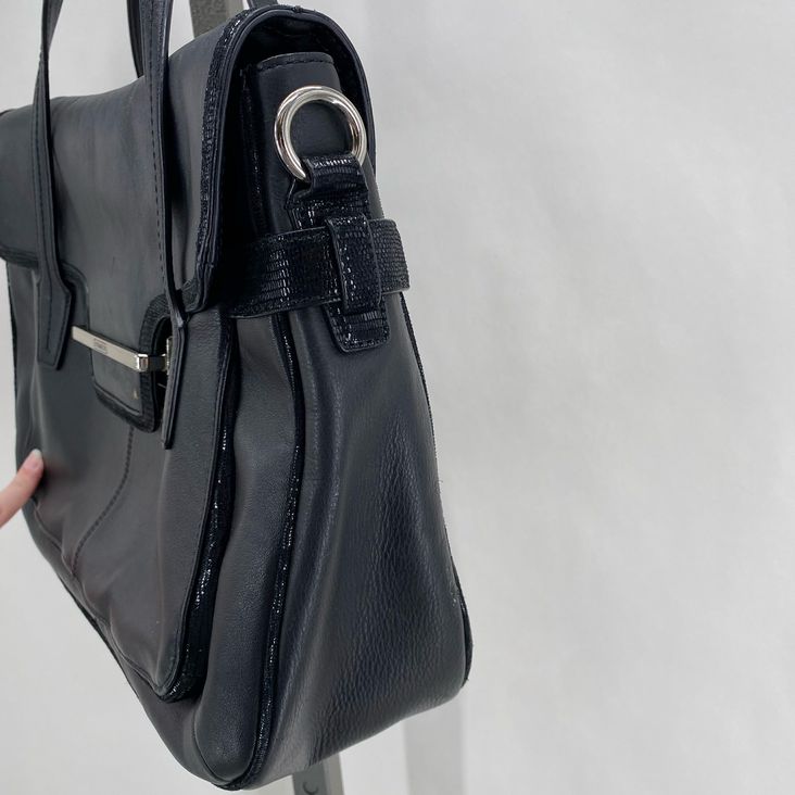 Black COACH messenger