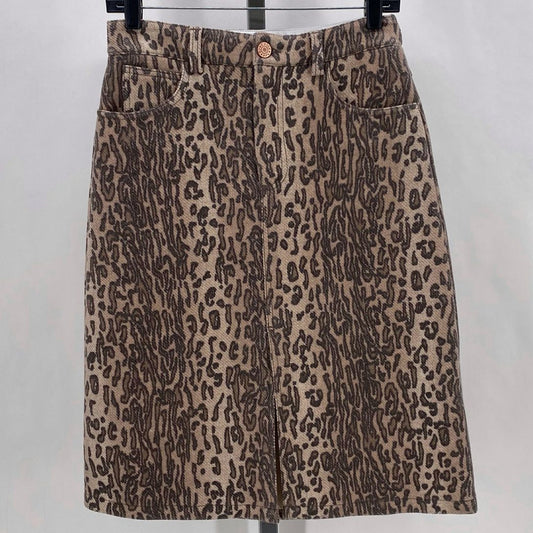 Size M/L SEE BY CHOLE Animal Print Skirt