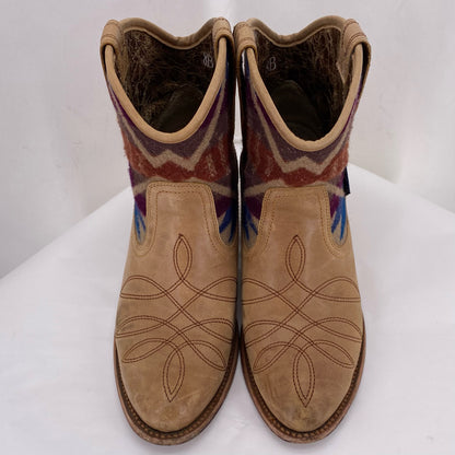 Tan W Shoe Size 8 ARIAT Boots