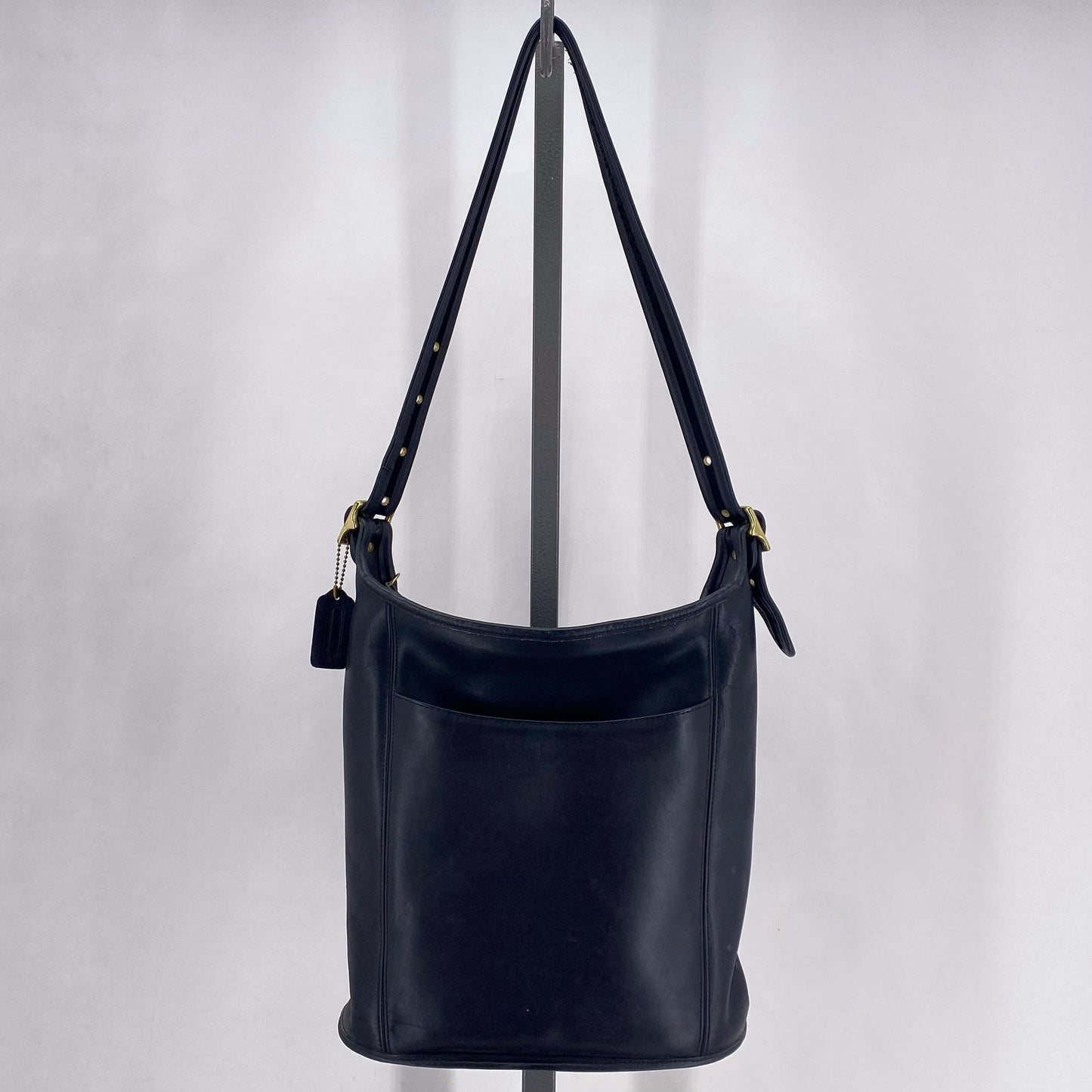 Black COACH Leather Shoulder Bag
