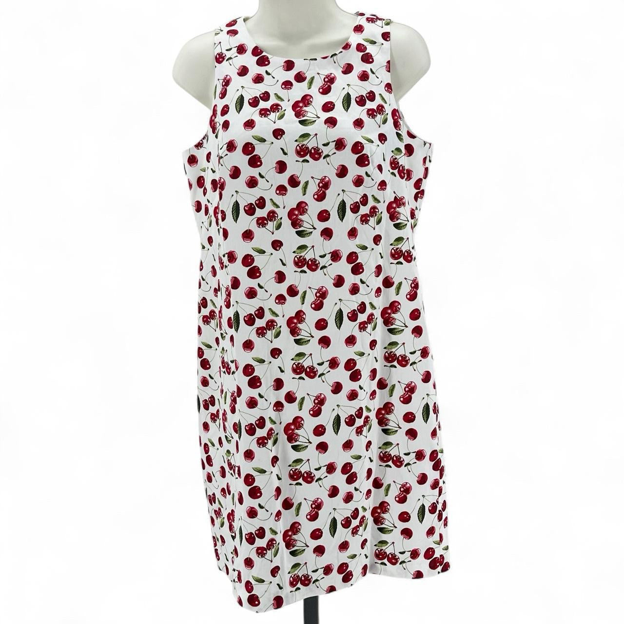 Size 8 LONDON TIMES CHERRIES Dress
