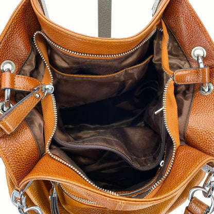 DARK CARAMEL HESHE Shoulder Bag