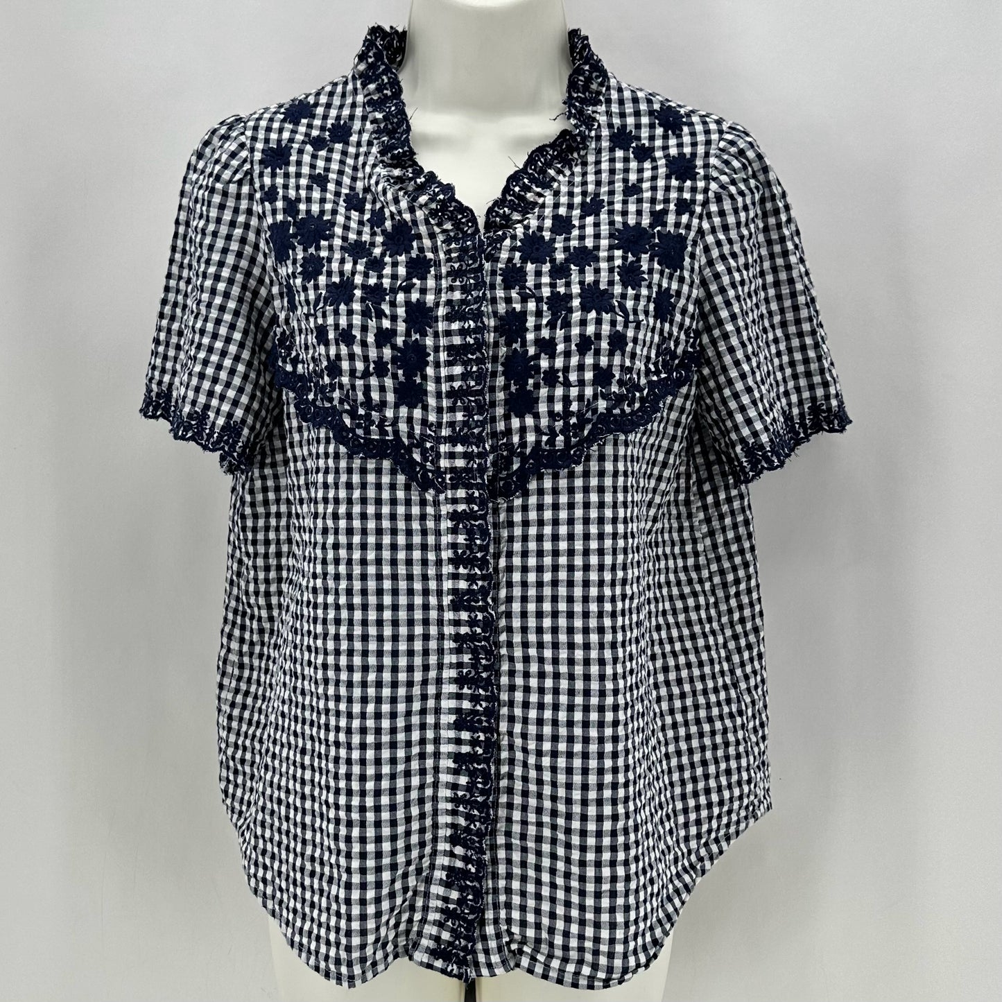 Size S J CREW Checkered Shirt