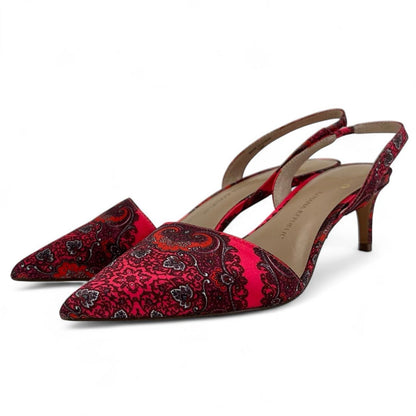 Pink W Shoe Size 7.5 BANANA REPUBLIC Sling Back-Closed toe