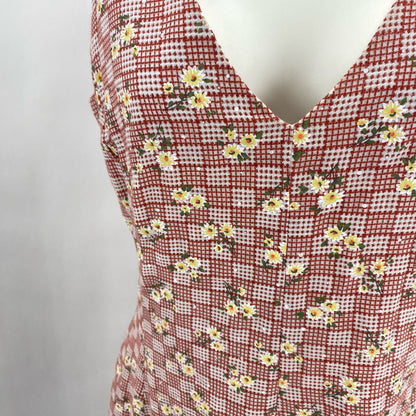 Size 10 HEART.NL CHECKERED/FLORAL Dress