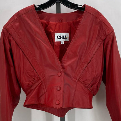 Size L CHIA Leather Jacket