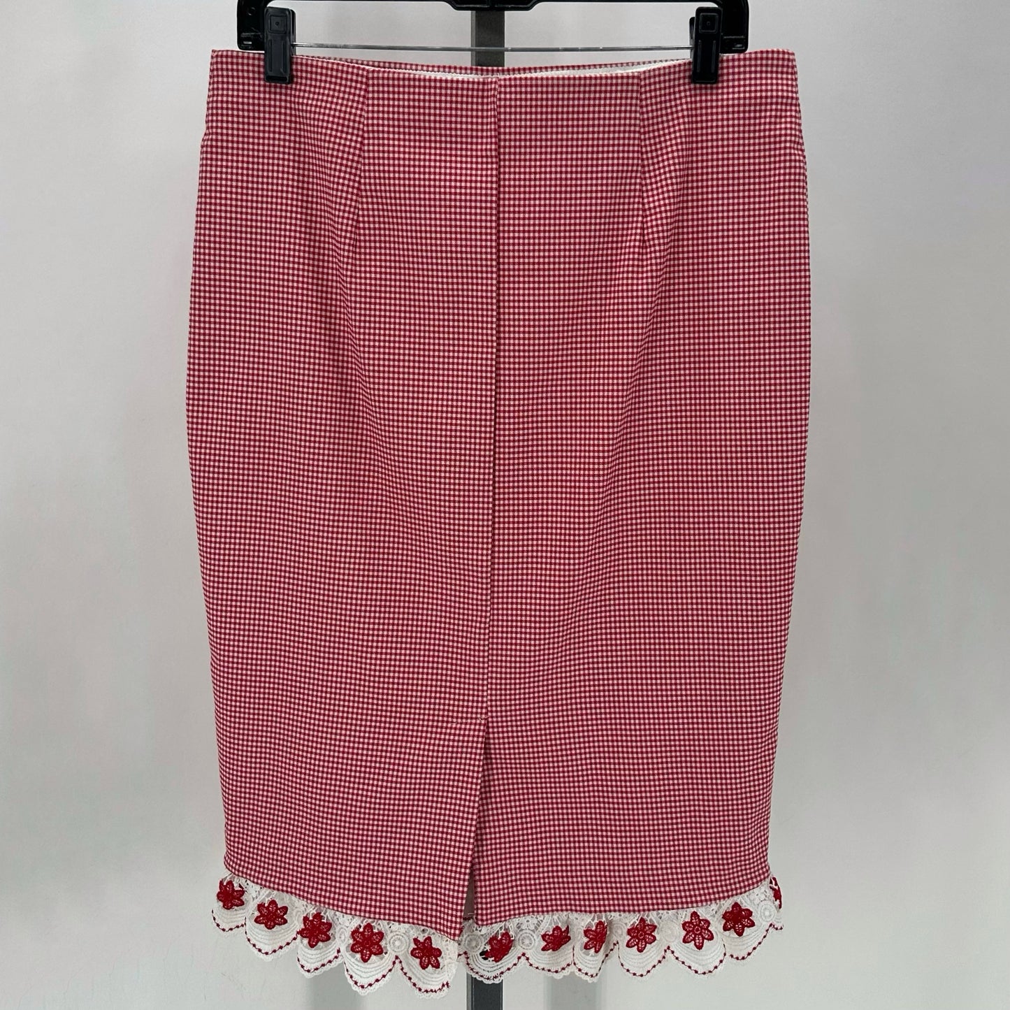 Size L SEVENTH AVENUE Checkered Skirt
