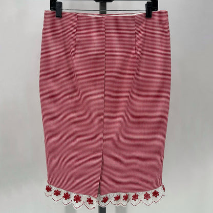 Size L SEVENTH AVENUE Checkered Skirt