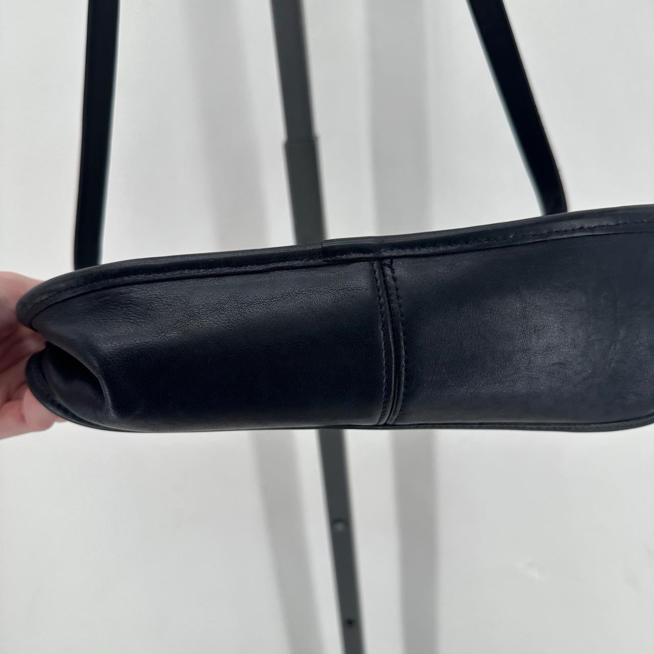 Black COACH Leather Cross-body