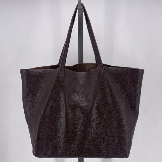 DARK BROWN CUYANA Shoulder Bag