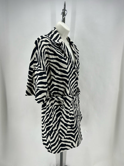 Size 0 TRINA TURK ZEBRA Jacket