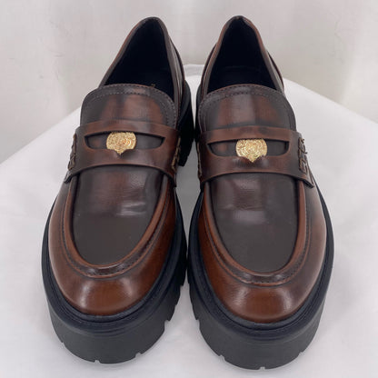 DARK BROWN W Shoe Size 7.5 MADDEN GIRL Loafer