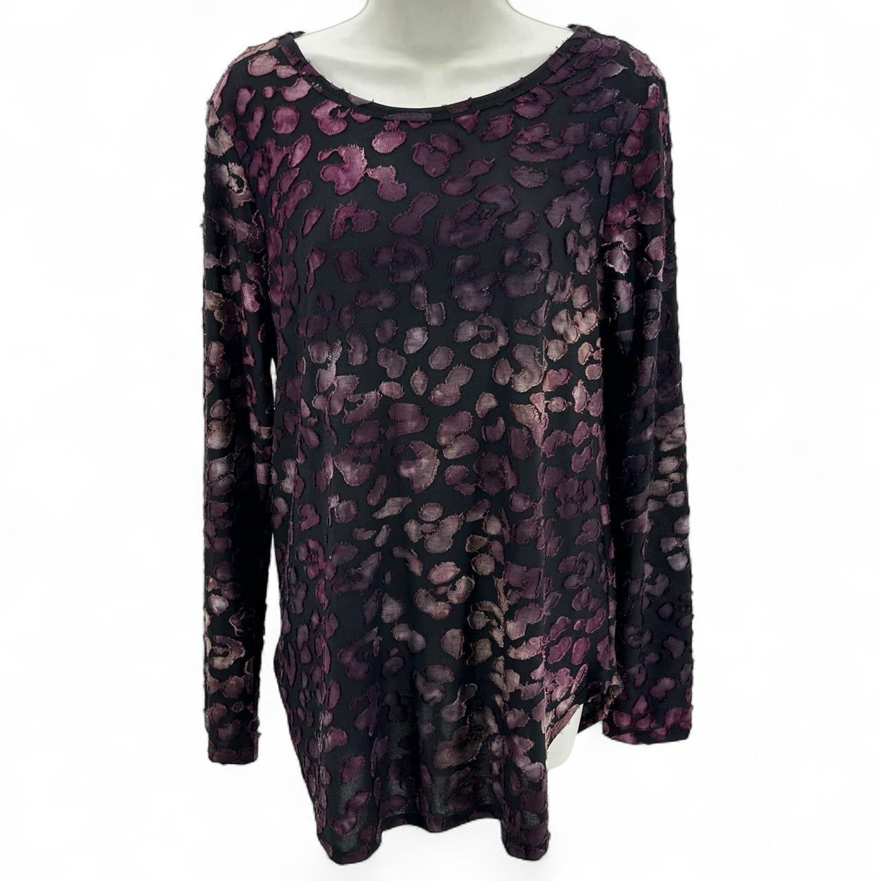 Size L KAREN KANE LEOPARD Shirt
