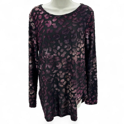 Size L KAREN KANE LEOPARD Shirt