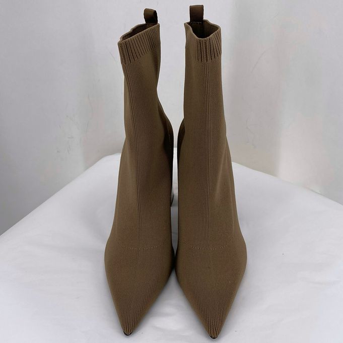 BROWN W Shoe Size 7.5 ZARA Boots