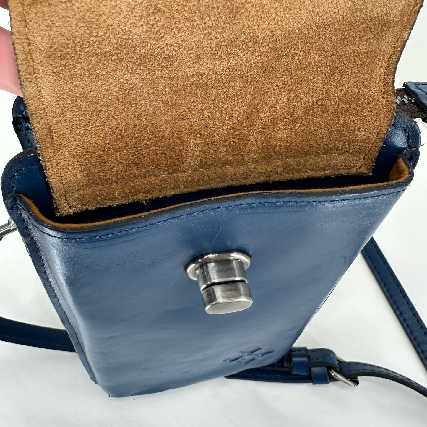 Royal Blue PATRICIA NASH Leather Cross-body