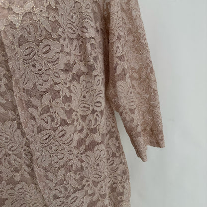 Size 14 ONYX NITE Lace 2PC Dress