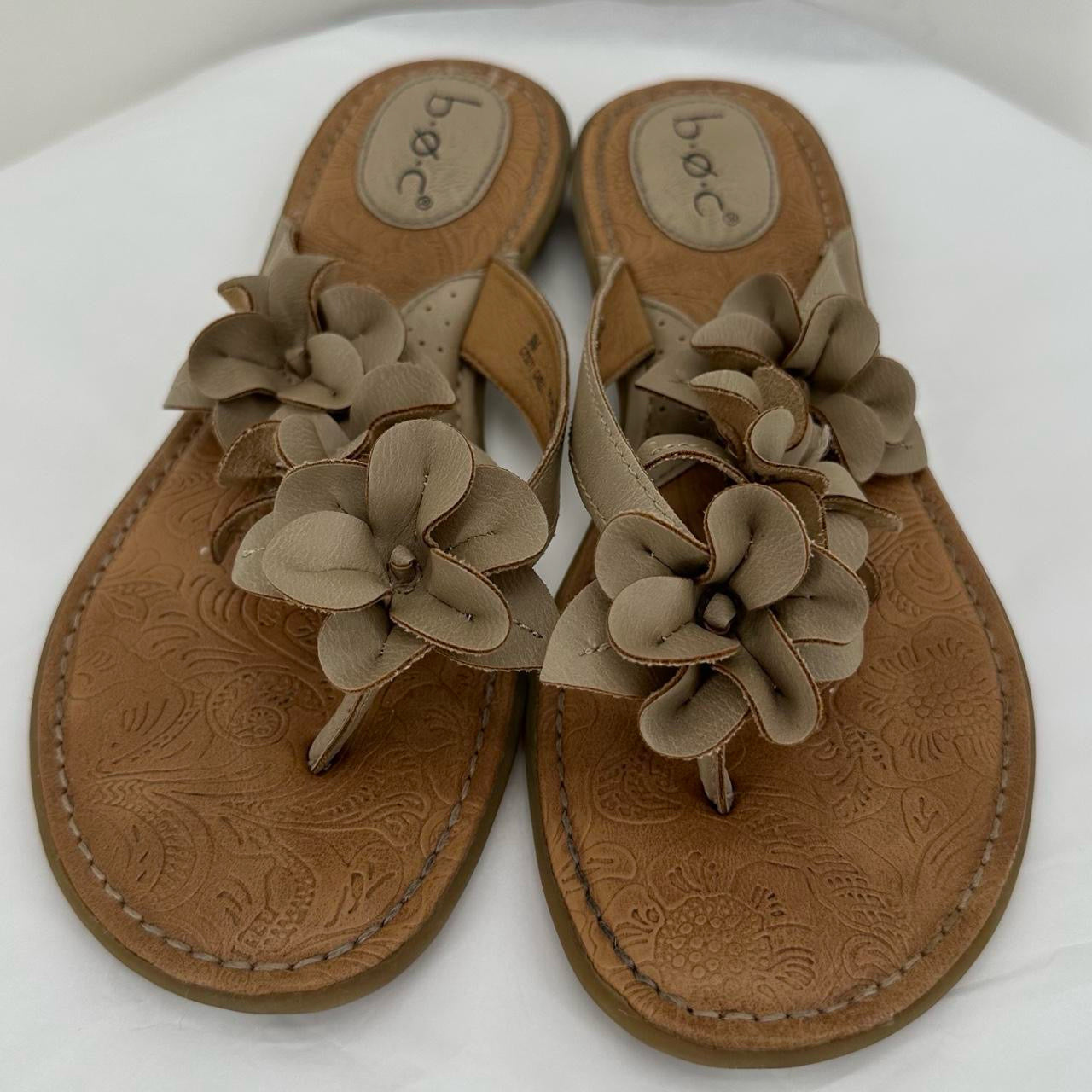 Taupe W Shoe Size 9 BOC Sandals