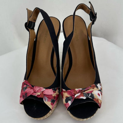 Black W Shoe Size 8 MAURICES Wedge
